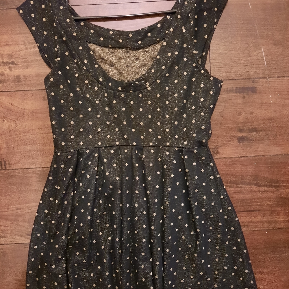 Petite Retro Polka Dot Dress (F21)